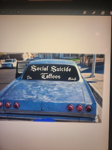 Explore wolf pack tattoo ideas, creative tattoo ideas in Pahrump, available at Social Suicide Tattoos