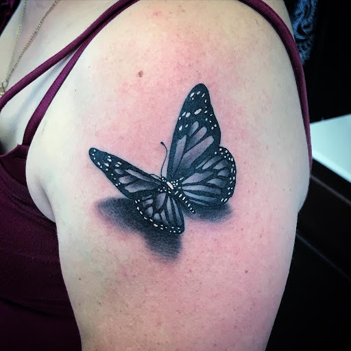 Explore emo tattoos ideas, creative tattoo ideas in Madera, available at Sea Wolf Tattoo