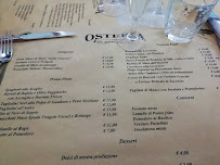 Osteria della Venezia à Livorno menu