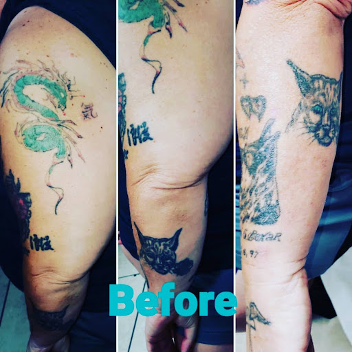 Explore girly skull tattoo ideas, creative tattoo ideas in Englewood, available at The Original Big Daddy Tattoo & Body Piercing est.1997 est.1997