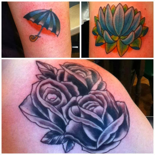 Explore fairy sleeve tattoo ideas, creative tattoo ideas in Omaha, available at Sailors Grave Tattoo