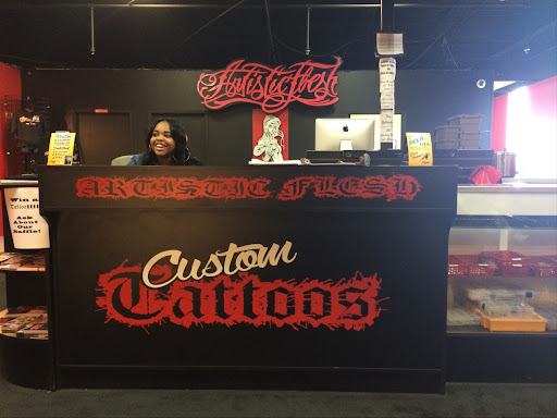 Tattoo Shop «Artistic Flesh Tattoo & Supply», reviews and photos, 21700 Greenfield Rd #489, Oak Park, MI 48237, USA
