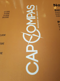 Restaurant français Au Cap Compas à Gravelines - menu / carte