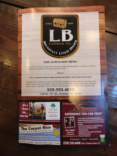 Restaurant «The Lunch Box», reviews and photos, 119 N E St, Exeter, CA 93221, USA