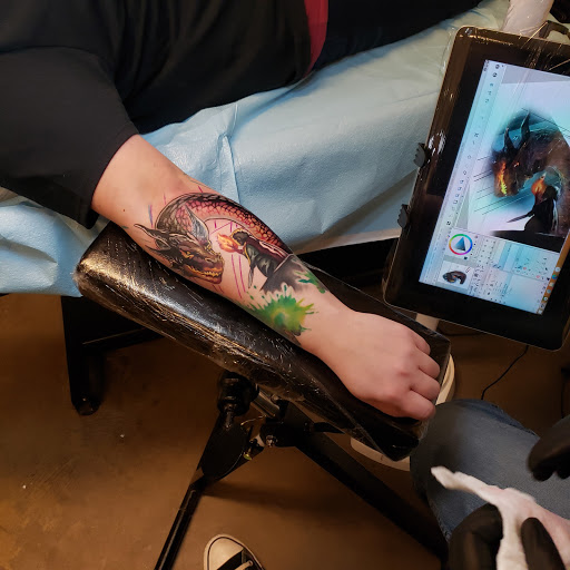 Explore rib tattoo ideas for guys, creative tattoo ideas in Tea, available at Red Arbor Tattoo