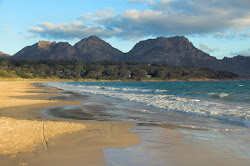 Fotografie cu Muirs Beach cu long bay