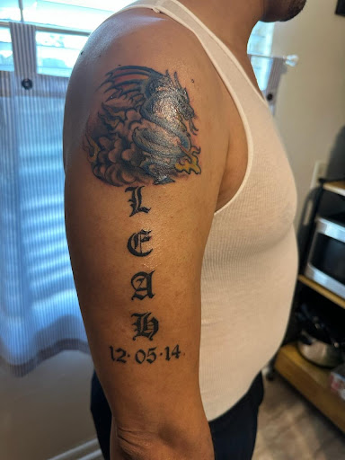 Explore gangster tattoo sleeve ideas, creative tattoo ideas in Hackensack, available at Art N Soul Tattoo Studio