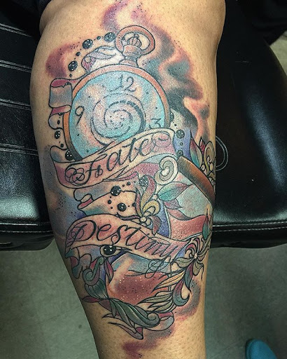 Explore hammerhead shark tattoo ideas, creative tattoo ideas in Jacksonville, available at Lucky Tiger Tattoo