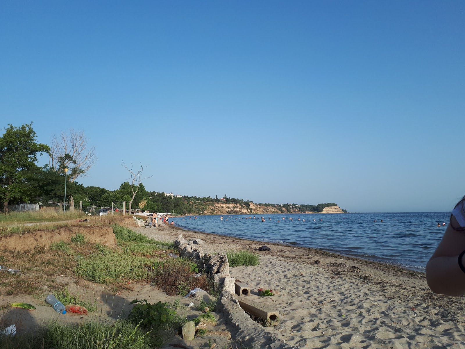 Fotografija Kyma beach z prostorna obala