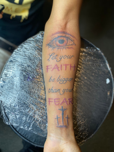 Explore simple christian tattoo ideas, creative tattoo ideas in Sumter, available at Deeper Than The Surface Tattoo Shop