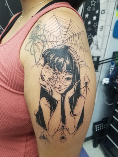 Explore sweet pea tattoo ideas, creative tattoo ideas in Anaheim, available at Autumn Moon Tattoo