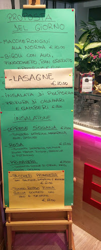 Menu du Etna Bar à Belluno