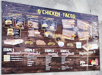Restauration rapide O'Chicken-Tacos à Nangis (la carte)