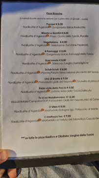 Menu du O'sarracino à Viterbo