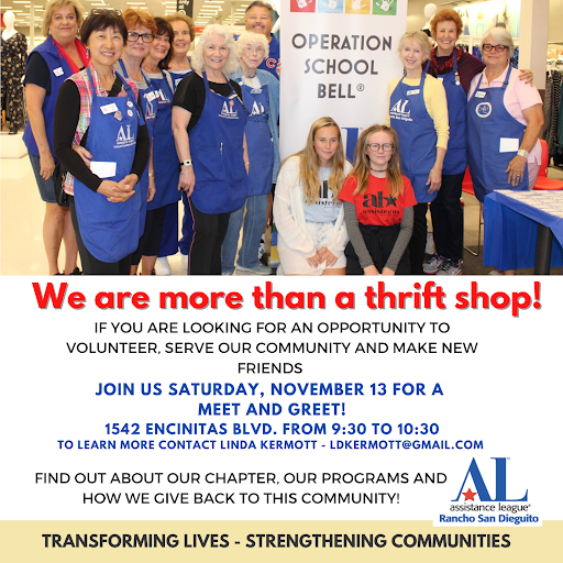 Thrift Store «Assistance League of Rancho San Dieguito», reviews and photos, 1542 Encinitas Blvd, Encinitas, CA 92024, USA