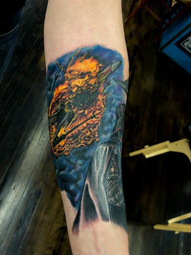 Explore cancer memorial tattoo ideas, creative tattoo ideas in Salem, available at State Street Tattoo