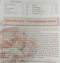 Carte du Trattoria da Chiara Linsengericht à Linsengericht