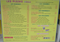 Menu / carte de 1 2 3 Pizza à Nice