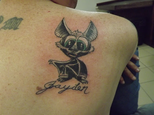 Explore ambigram tattoo ideas, creative tattoo ideas in Princeton, available at Custom Dreams Tattooing and Body Piercing