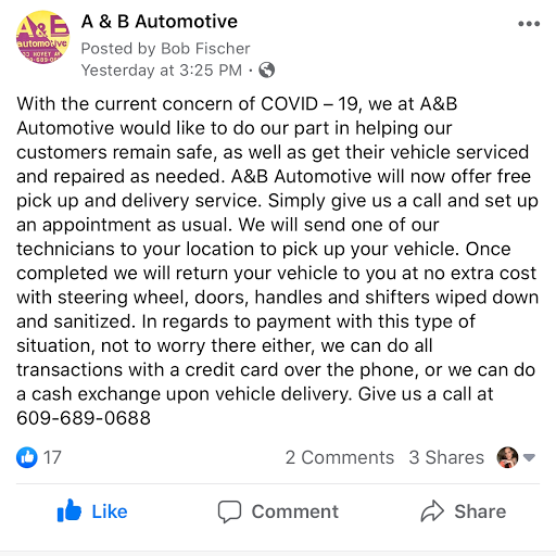 Auto Repair Shop «A & B Automotive Repairs», reviews and photos, 33 Hovey Ave, Trenton, NJ 08610, USA