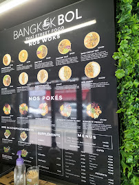 Restaurant thaï BANGKOK BOL à Toulouse (la carte)