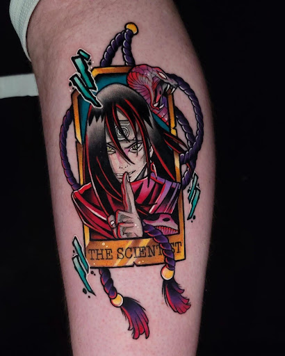 Explore shell tattoo ideas, creative tattoo ideas in Arlington, available at Urbans Tattoo & Piercing Studio