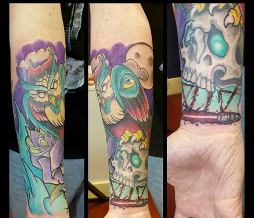 Explore spinal cord tattoo ideas, creative tattoo ideas in Tulsa, available at Inkjunkys Tattoo LLC