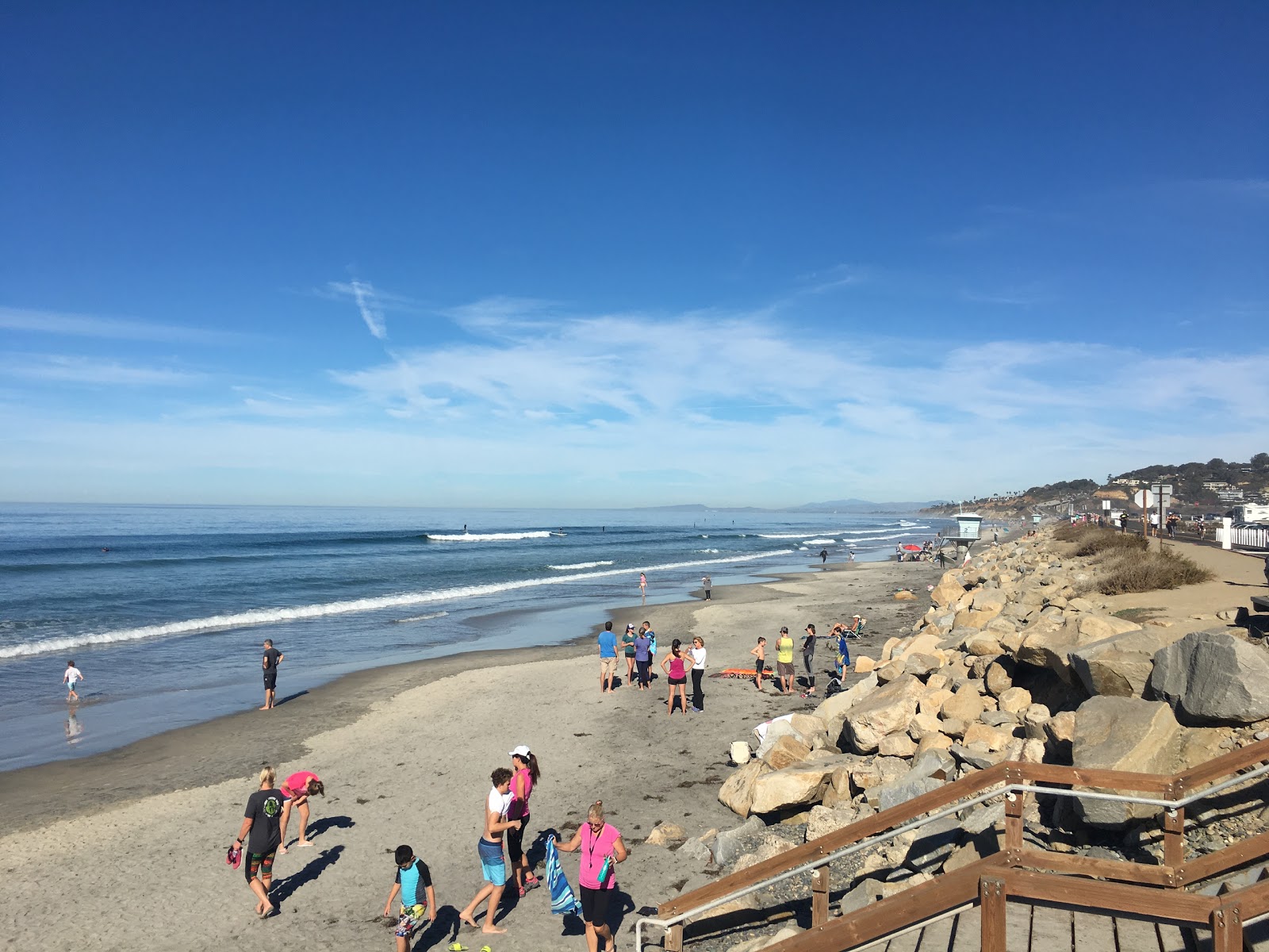 Zdjęcie Torrey Pines beach II z powierzchnią beżowy piasek