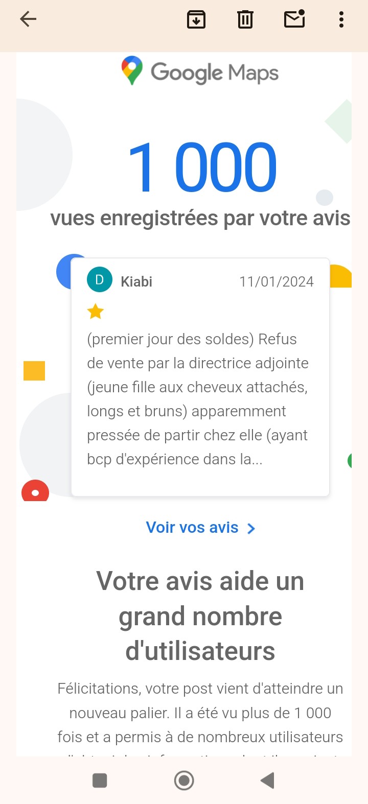 Photo n° 2 de l'avis de Delfe.3 fait le 11/01/2024 à 19:03