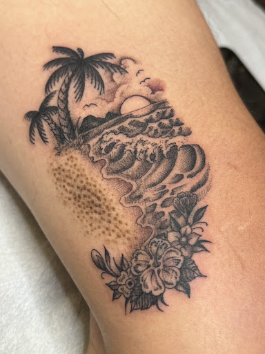 Explore tattoo cover up ideas for cross, creative tattoo ideas in Georgetown, available at Iron Rite Tattoo South