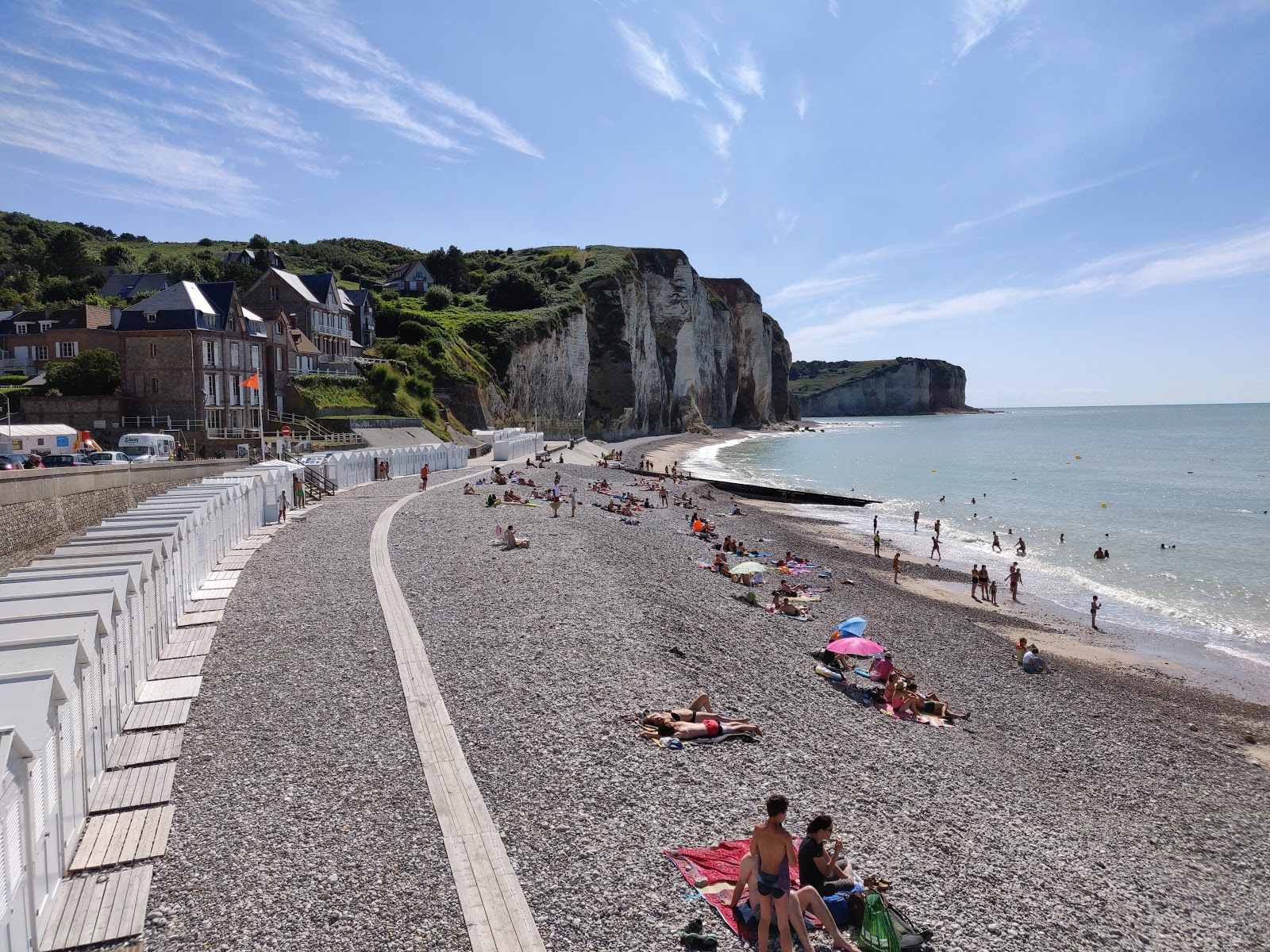 Plage des Petites Dalles'in fotoğrafı vahşi alan