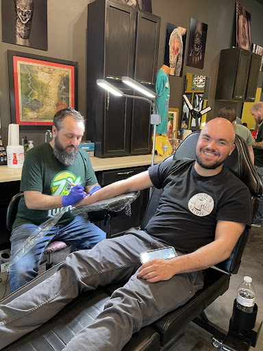 Explore twin flame tattoo ideas, creative tattoo ideas in Greenwood, available at Vault 74 Tattoo, LLC