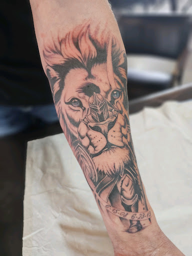 Explore calendar tattoo ideas, creative tattoo ideas in Dunn, available at Heart and Hammer Tattoo Co.
