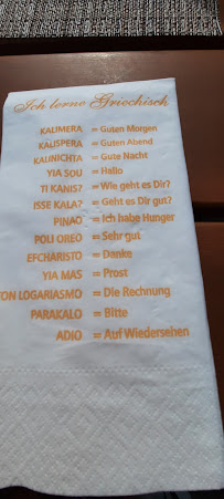 Filoxenia à Markkleeberg menu