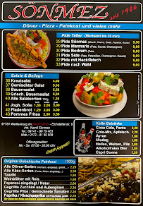 Menu / carte de Sönmez Kebab House à Weissenburg in Bayern
