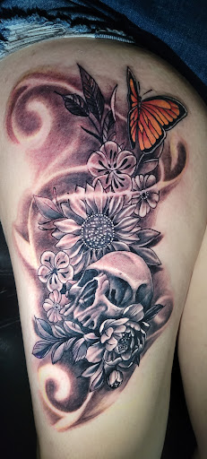 Explore gargoyle tattoo ideas, creative tattoo ideas in Angola, available at Hoodlum Ink