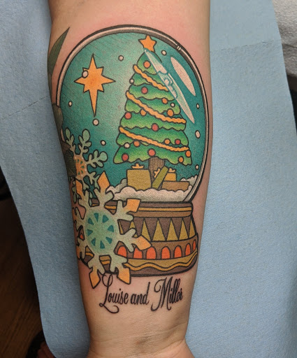 Explore floral arm sleeve tattoo ideas, creative tattoo ideas in Green Bay, available at Endless Expansion Custom Tattoo LLC & Alyssa Marie Paramedical & Areola Tattoos