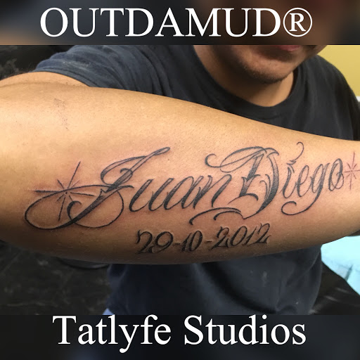 Explore daughter portrait tattoo ideas, creative tattoo ideas in Savannah, available at Tatlyfe Studios