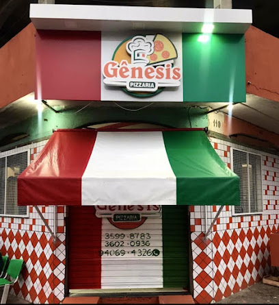 Logo da empresa - Gênesis Pizzaria - Jd. Canaã