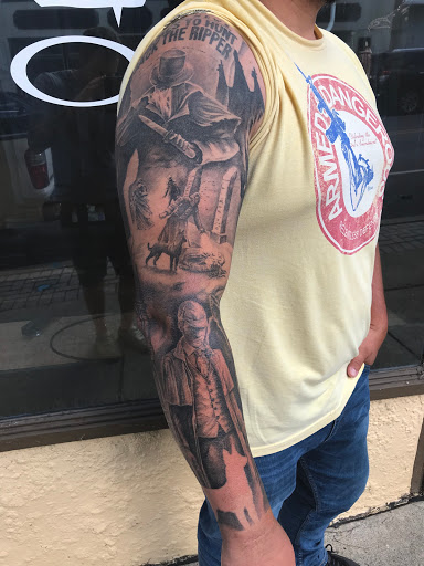 Explore tramp stamp tattoo ideas, creative tattoo ideas in Sunbury, available at Absinthe Tattoo