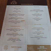 Fasshalle à Kempten menu