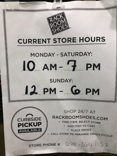 Shoe Store «Rack Room Shoes», reviews and photos, 200 City Cir #100, Peachtree City, GA 30269, USA