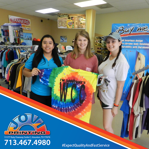 Custom T-shirt Store «Jovi Printing», reviews and photos, 11177 Katy Fwy c, Houston, TX 77079, USA