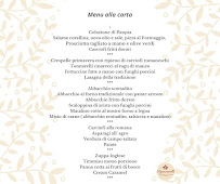 Menu / carte de Ristorante Squarciarelli à Grottaferrata
