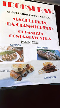 Menu / carte de Troksi Bar à San Martino in Pensilis