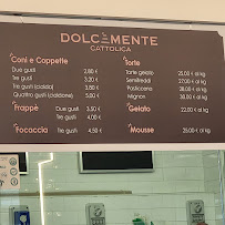 Menu du Gelateria Dolcemente Cattolica à Cattolica