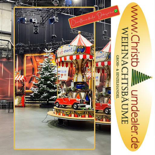 Christbaumdealer.de Weihnachtsbaum Groß- und Einzelhandel Theresienwiese München mit Liefer- und Dekorationsservice BIO zertifizierte Weihnachtsbäume