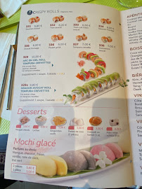 Restaurant japonais Sushi Clémenceau à Maisons-Alfort (le menu)