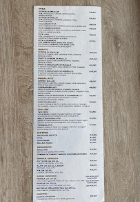 Menu du Sagapò Greek Street Food à Milan