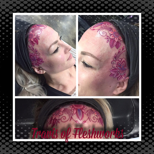 Explore tattoo ideas for women thigh, creative tattoo ideas in Olympia, available at Fleshworks Tattoo Studio